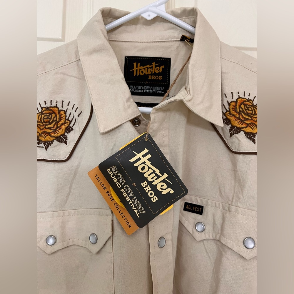 Howler Brothers ACL short sleeve Pearl snap shirt